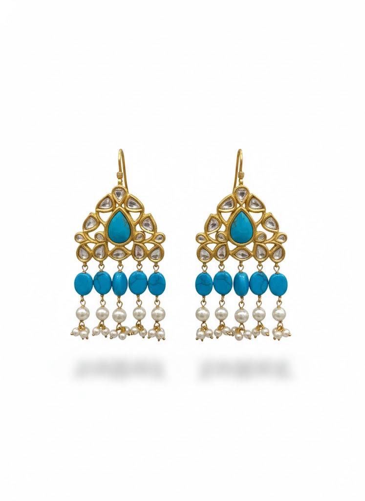 KUNDAN POLKI EARRING