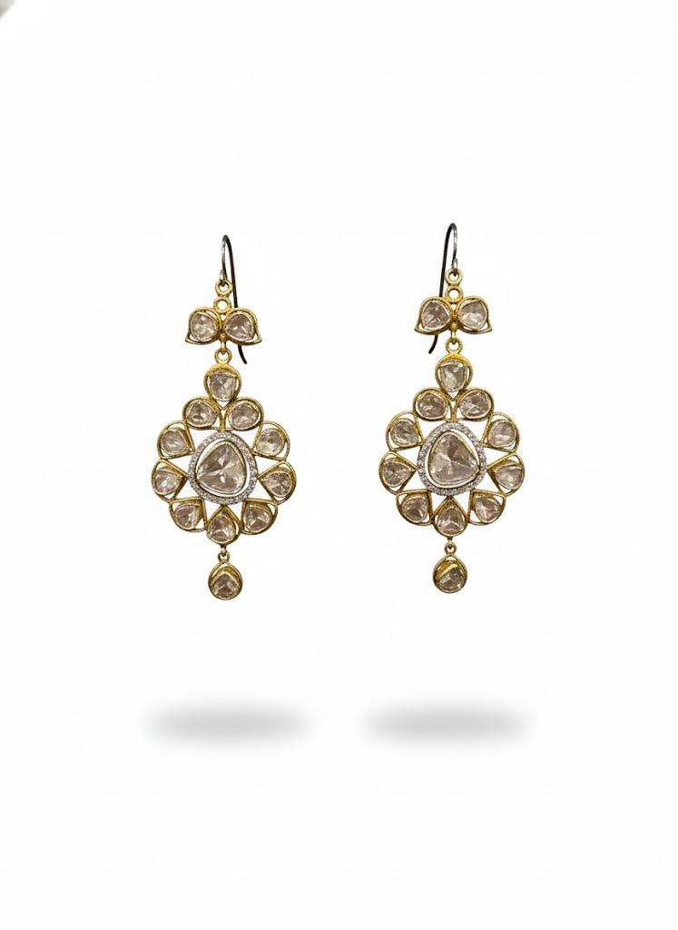 KUNDAN POLKI EARRING